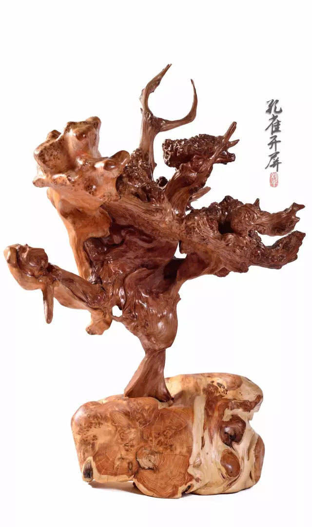崖柏根雕