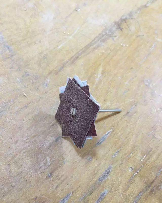 自制砂纸轮