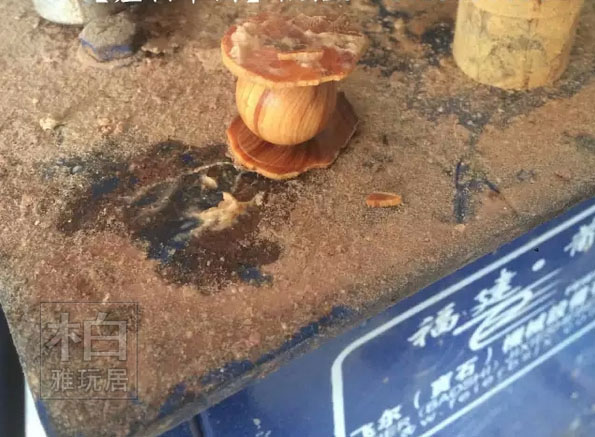 磨好后的毛丕珠